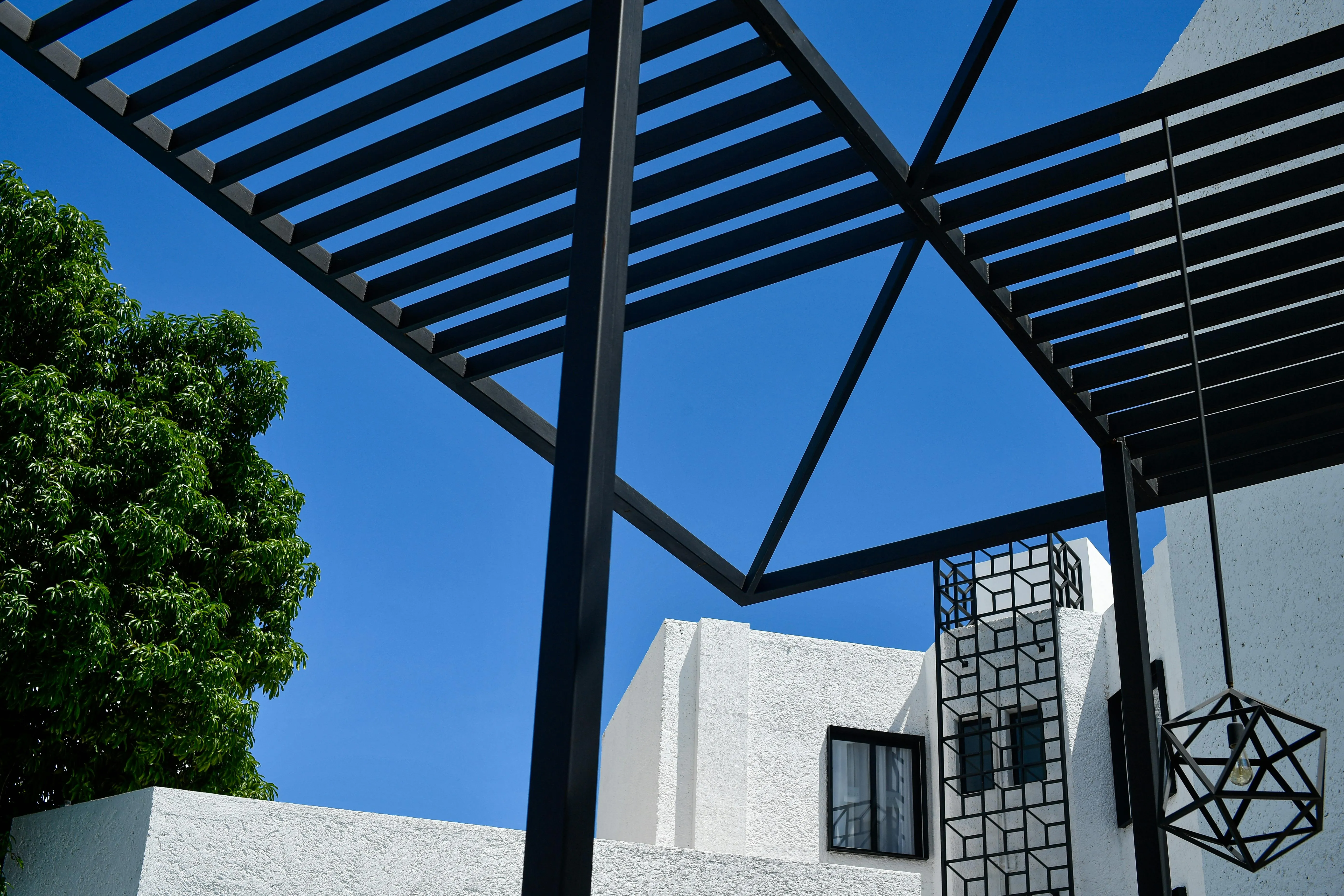 Estructura metálica de acero galvanizado para exterior Estructura metálica de acero para cubierta exterior